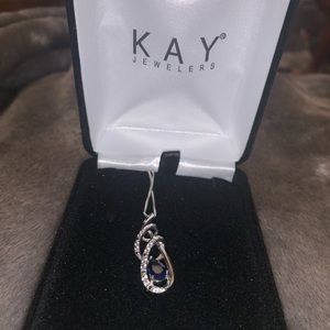 Kay Blue sapphire necklace